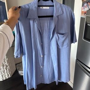 zara button down